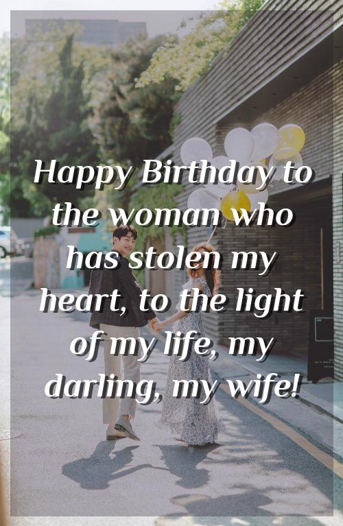 happy birthday my sweet wife status